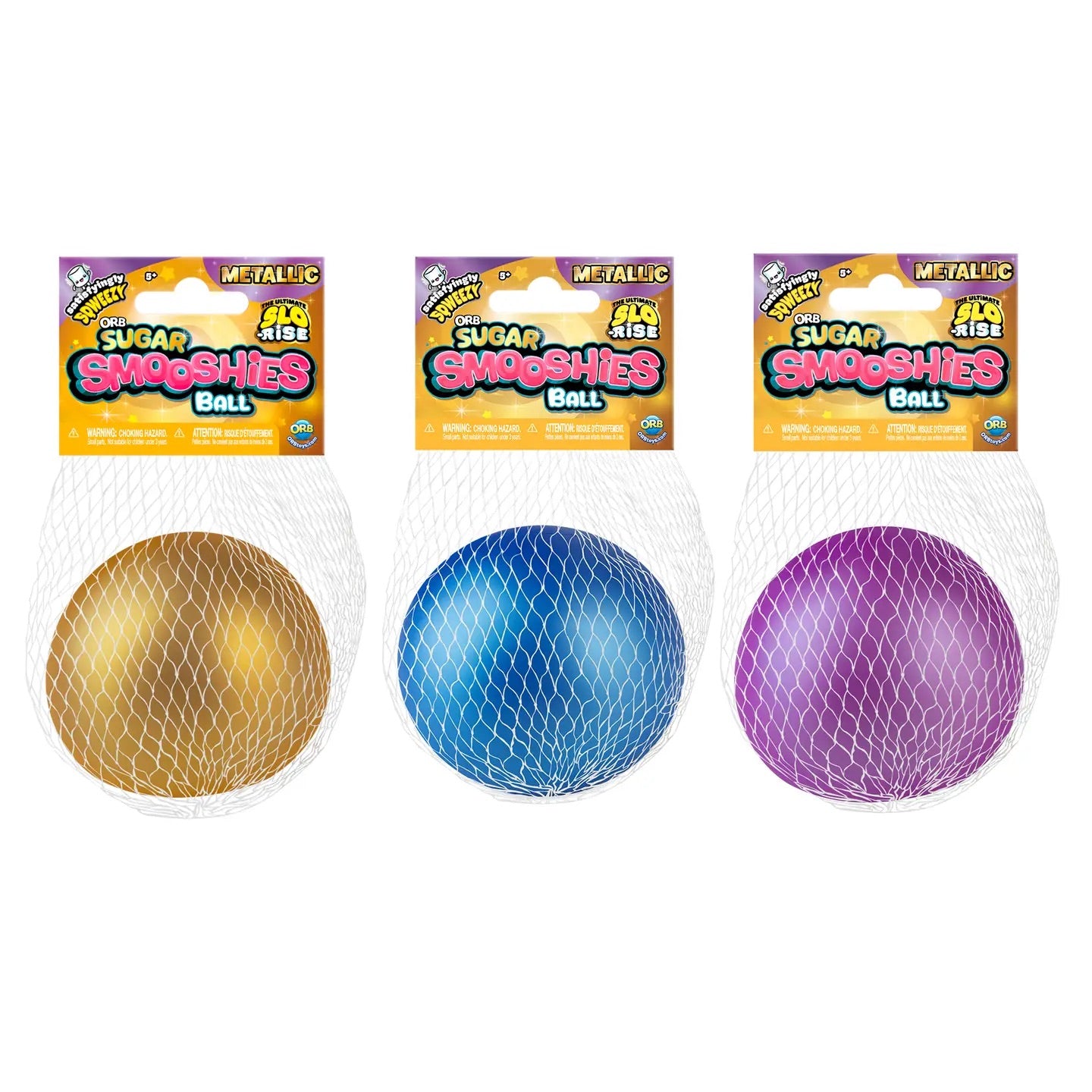 Sugar Smooshies Metallic Jumbo Balls