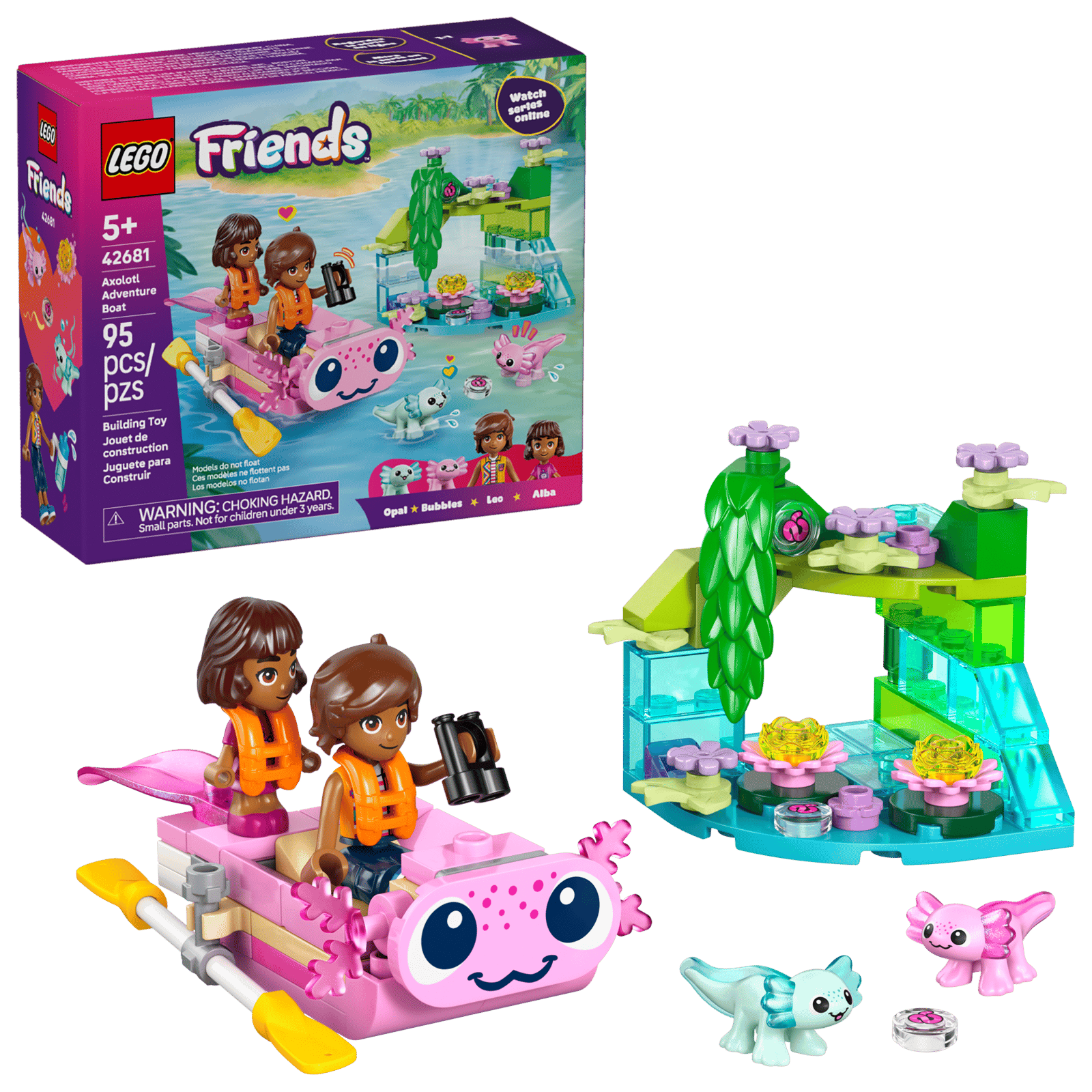 LEGO Friends Axolotl Adventure Boat