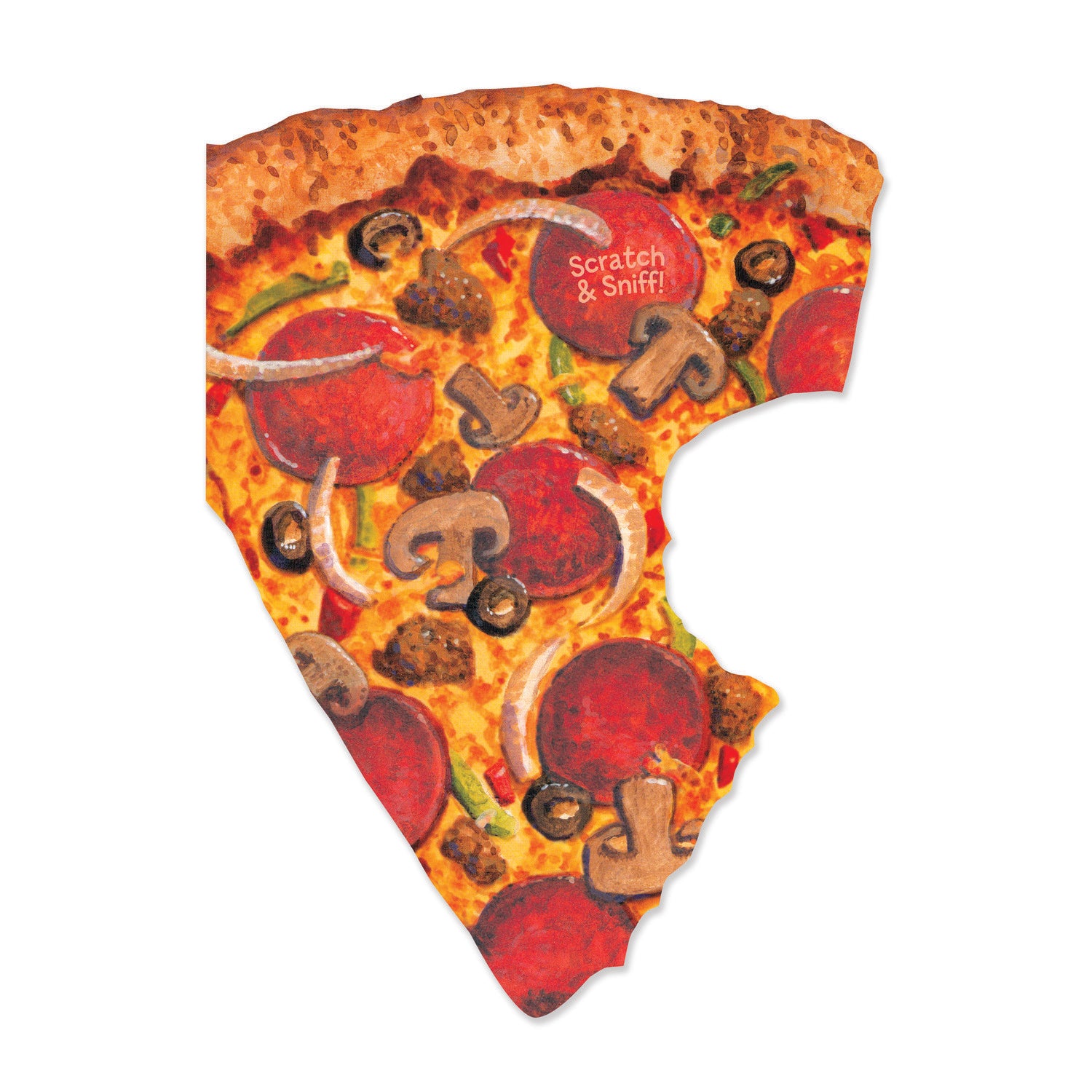 Pizza Scratch & Sniff Birthday Card