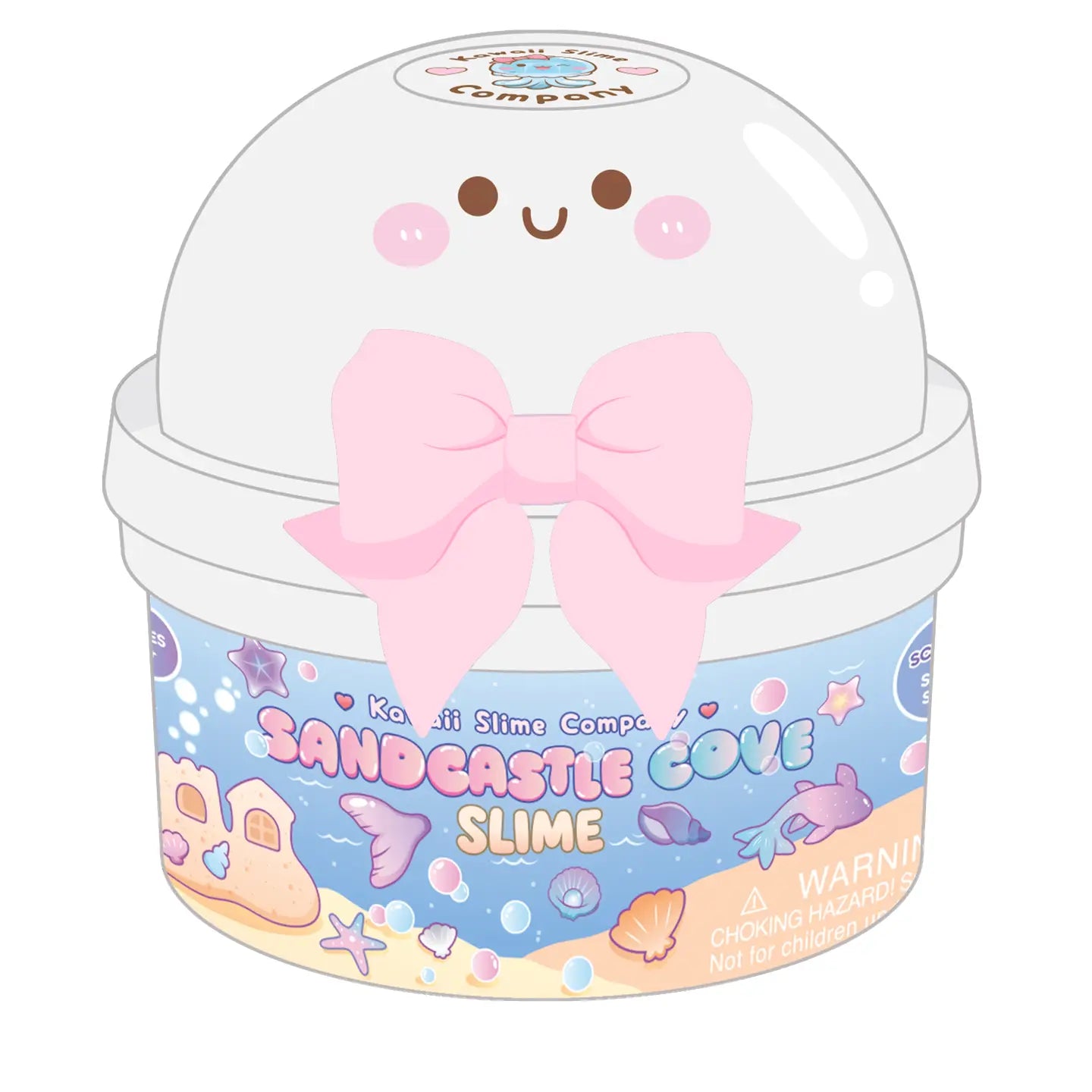 Kawaii Slime - Sandcastle Cove Signature Dome Slime