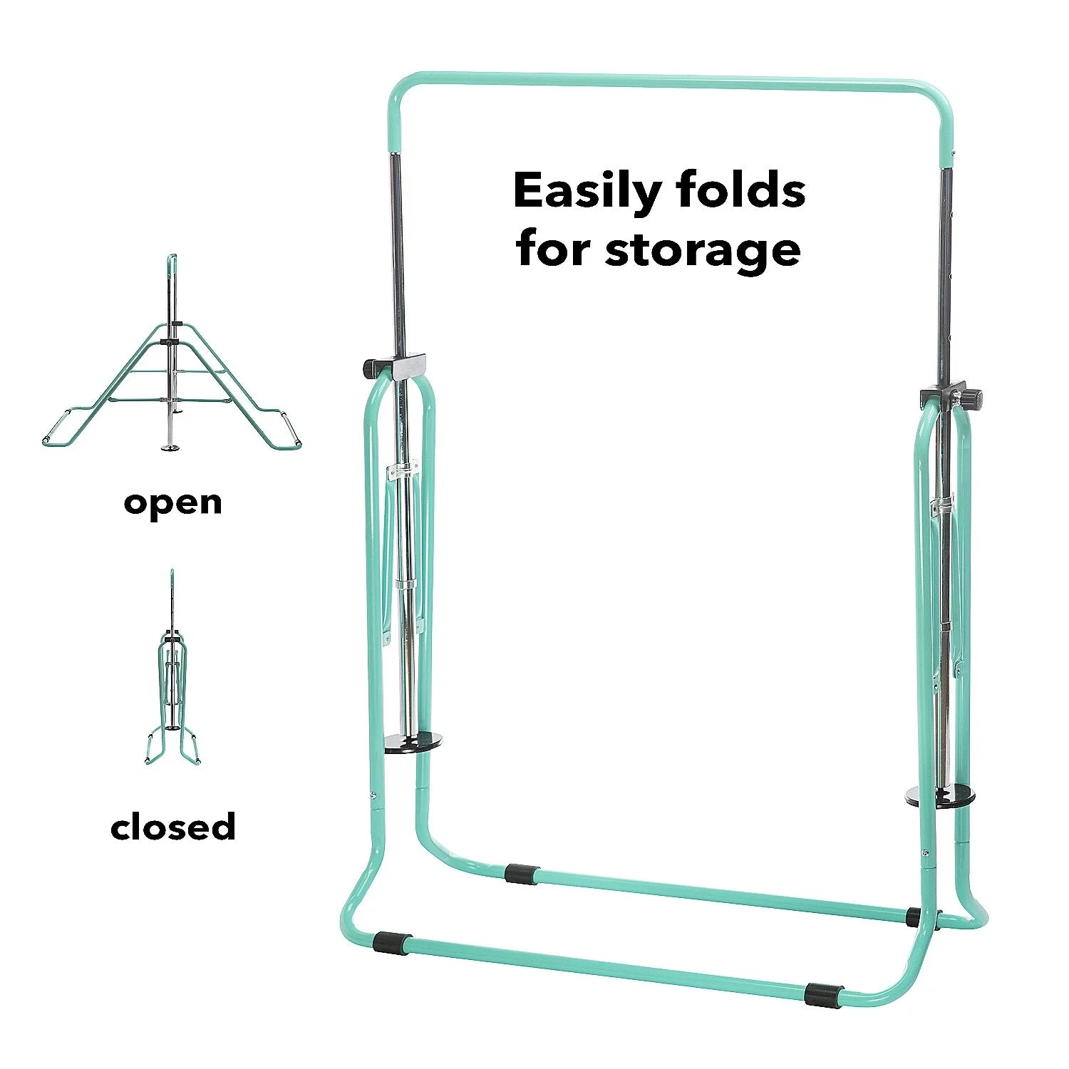 2-in-1 Adjustable Bar and Ring Gymnastics Set