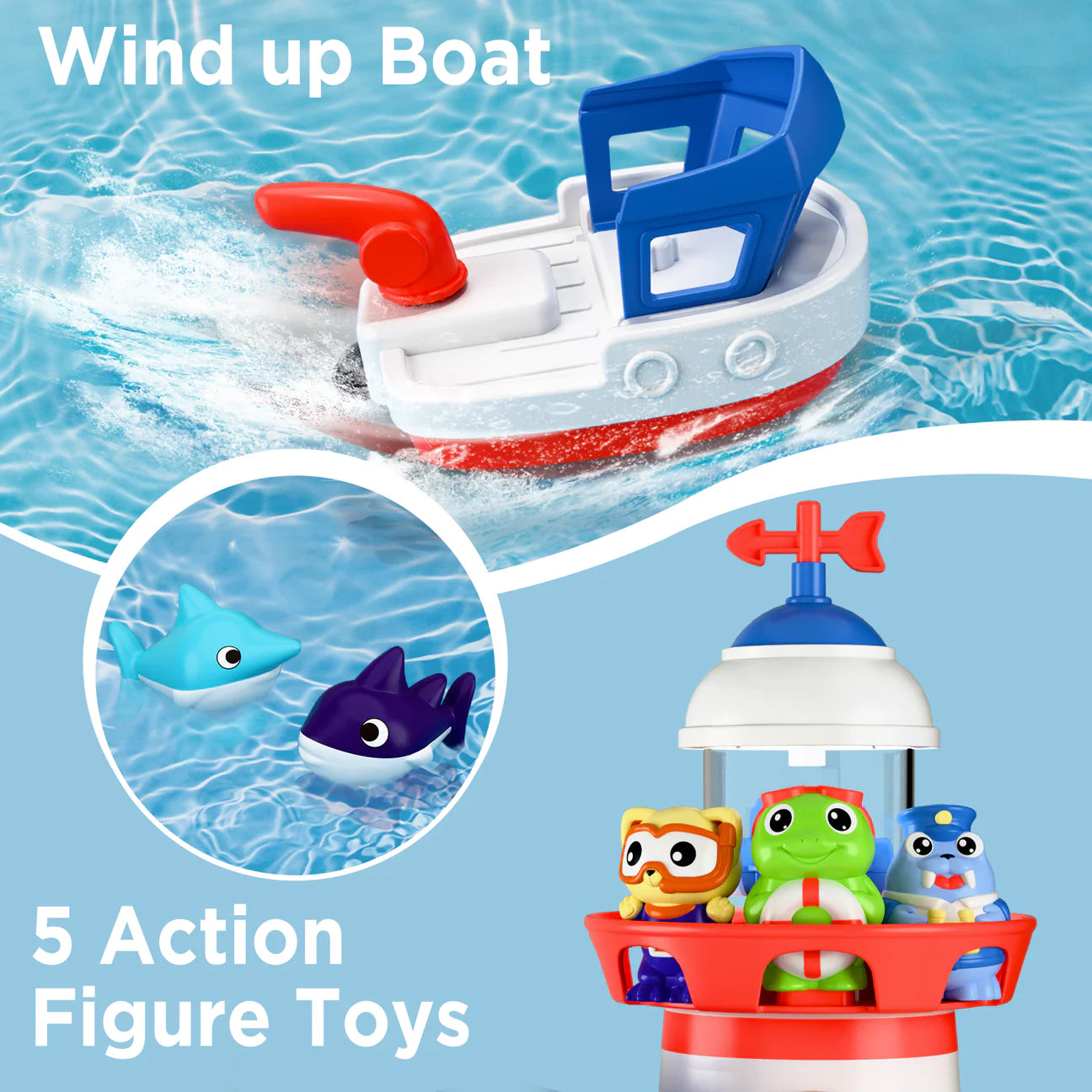 Toddler Lighthouse Bath Toy
