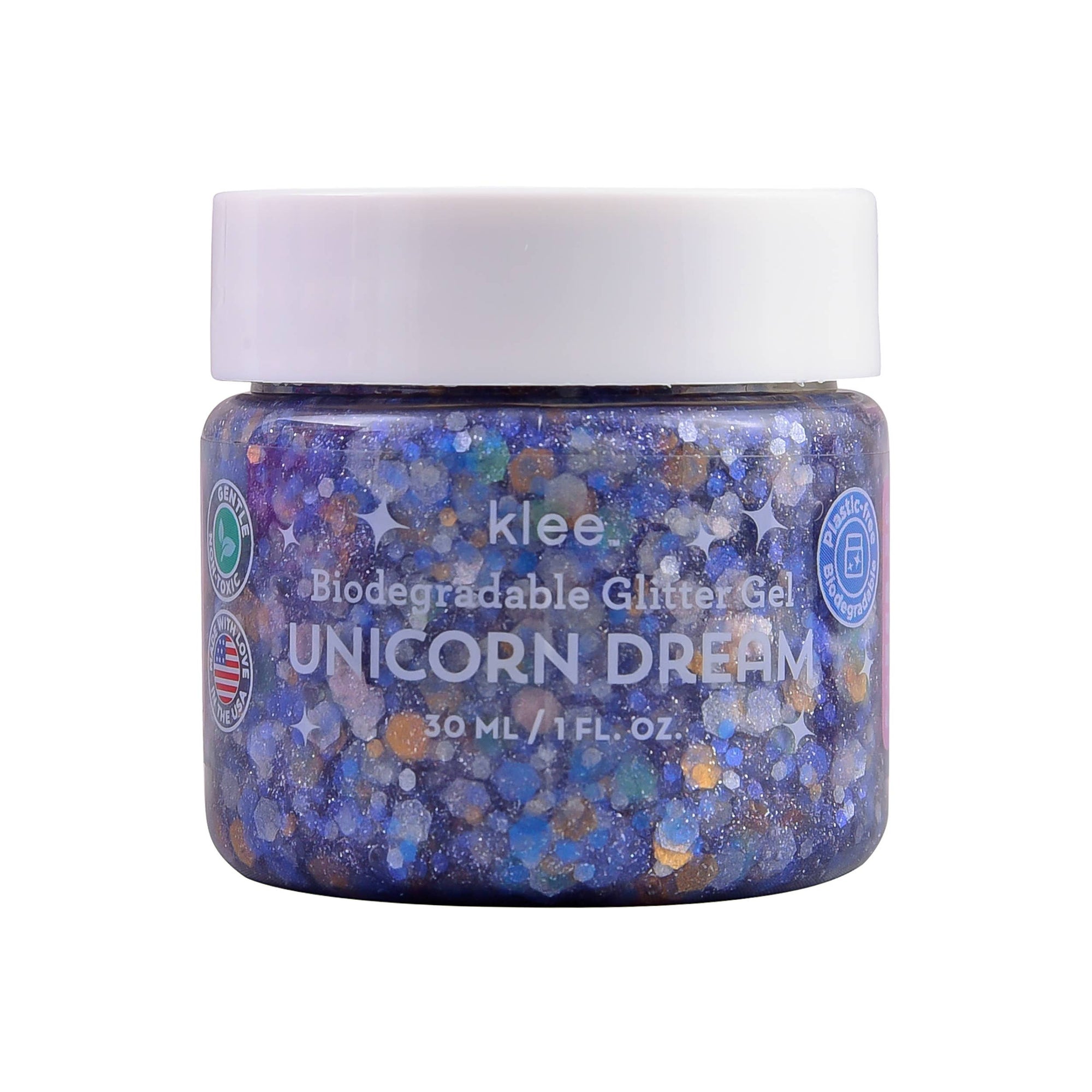 Klee Unicorn Dream Biodegradable Glitter Gel,  1 oz