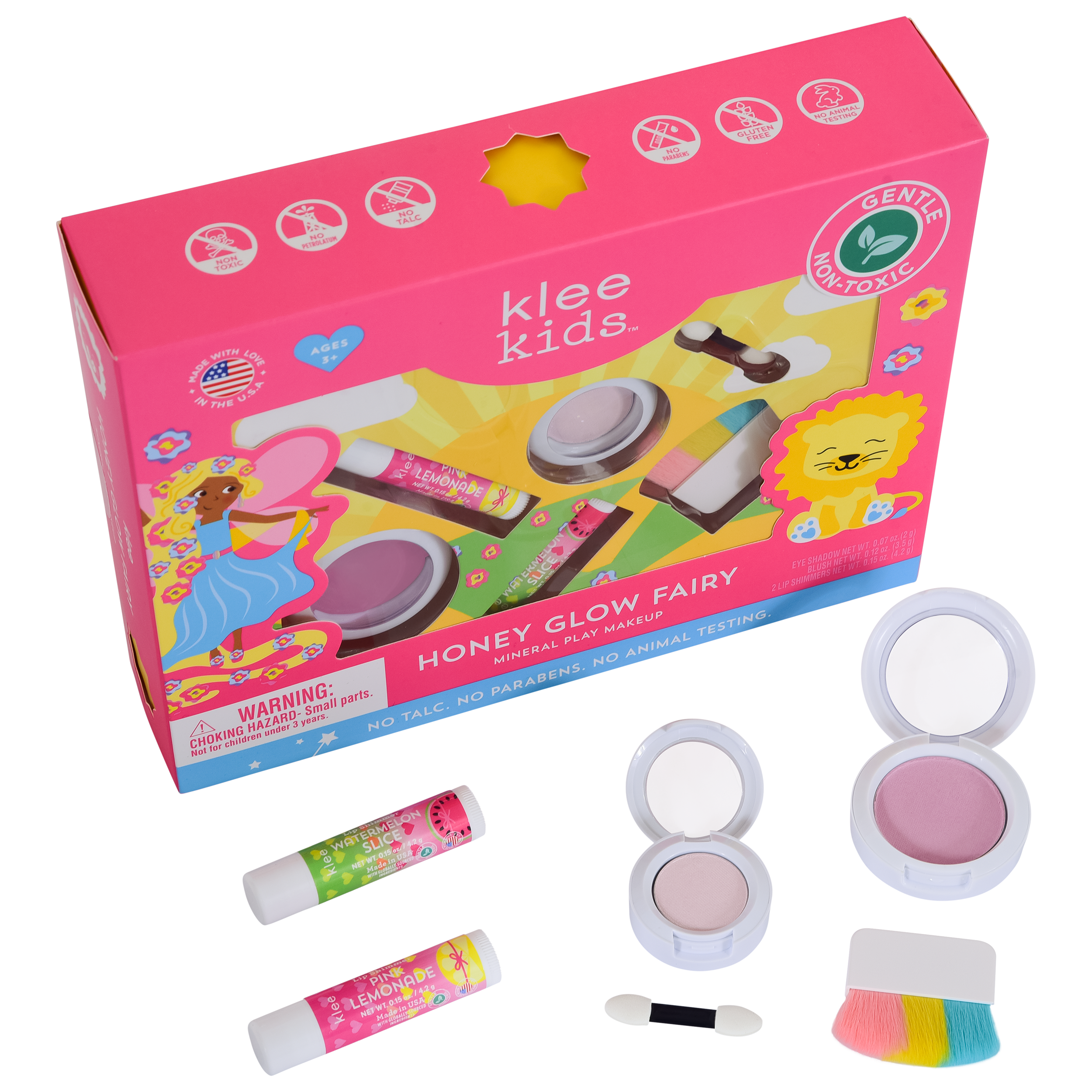 Klee Honey Glow Fairy Kids Play Makeup 4-PC Kit
