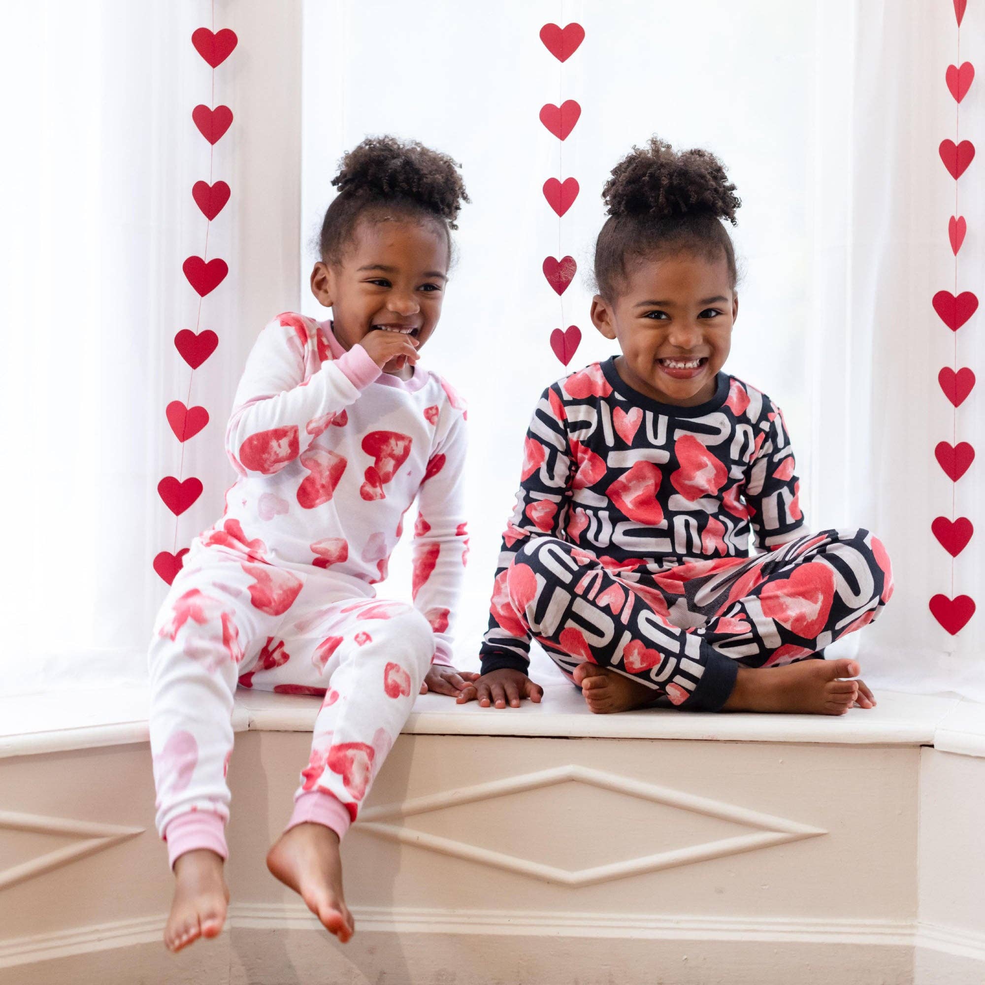 Burt's Bees Organic Cotton I Heart You Two-Piece Toddler Pajamas