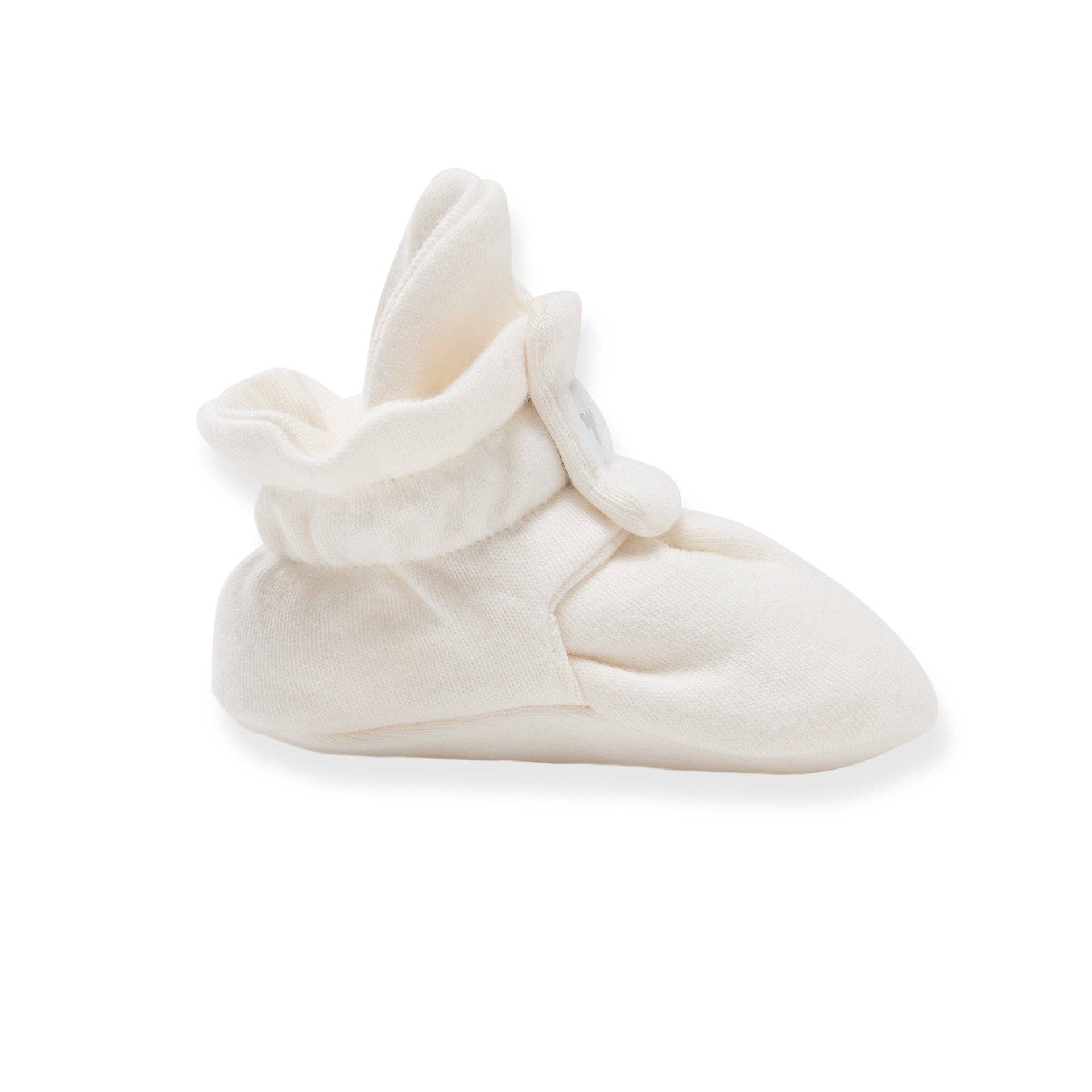 Burt's Bees Organic Cotton Baby Booties - Eggshell