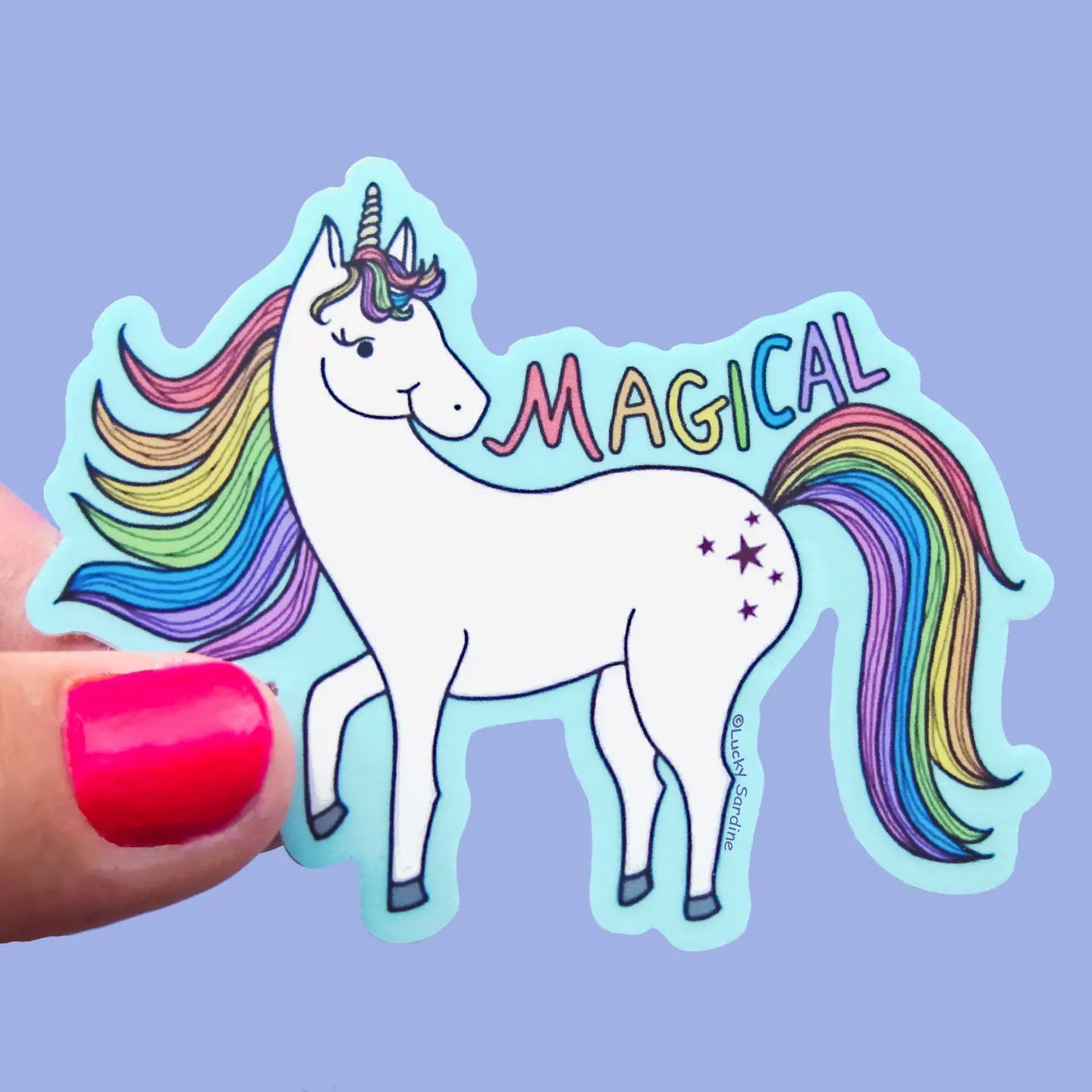 Unicorn Magical Rainbow Sticker