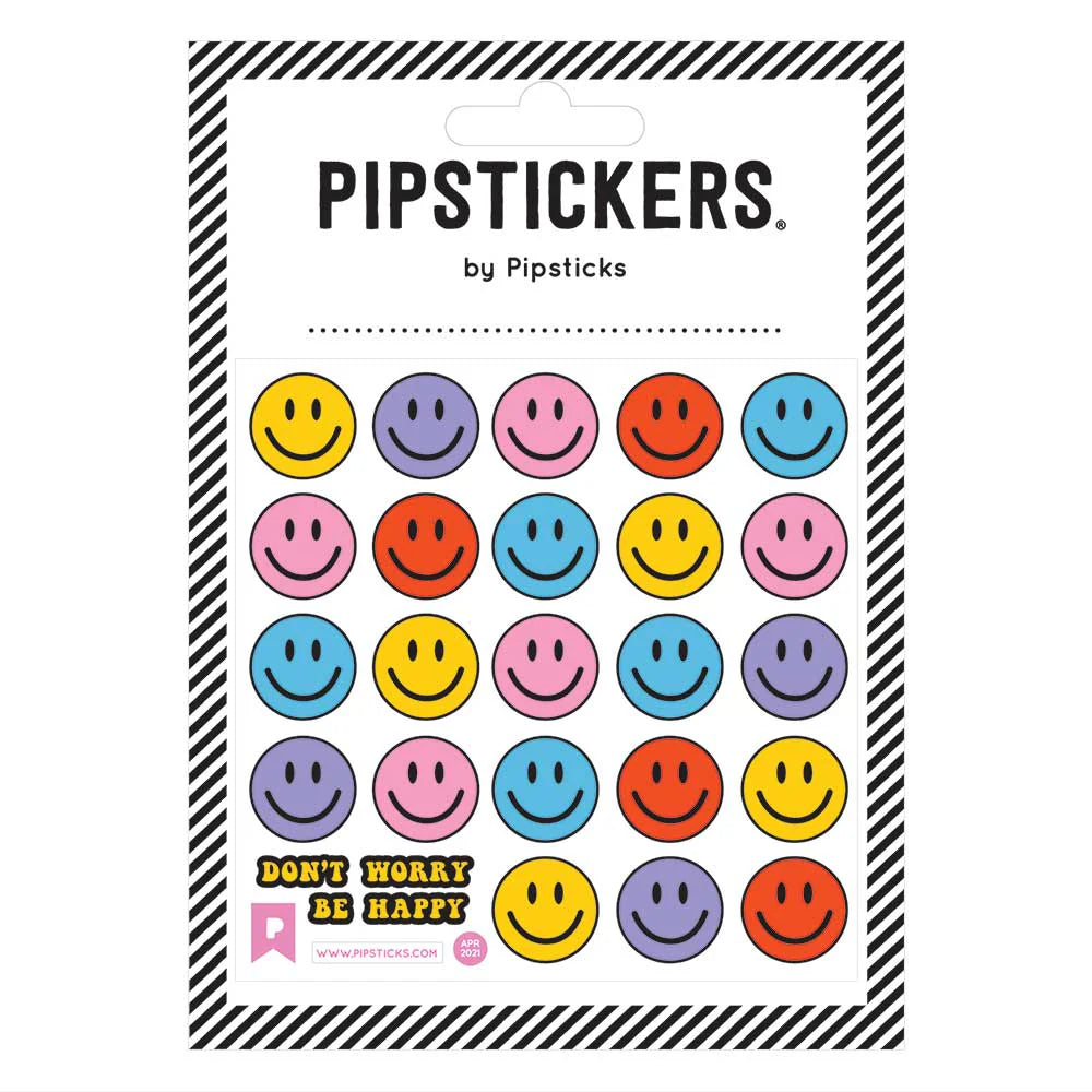 Fuzzy Smiley Faces Stickers
