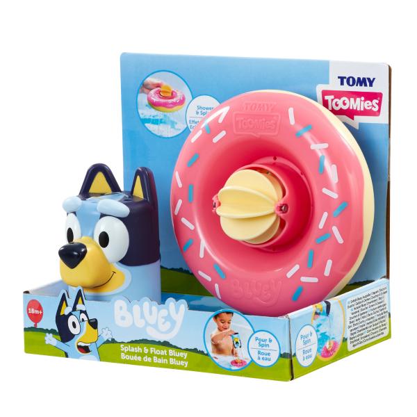 Splash & Float Bluey ' 2-in-1 Bath Toy with Pour Cup and Water Wheel