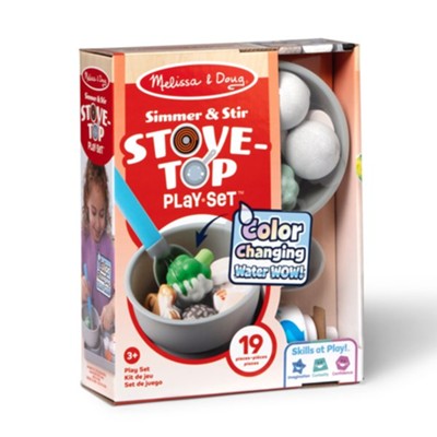 Melissa & Doug Simmer & Stir Stove-Top Playset