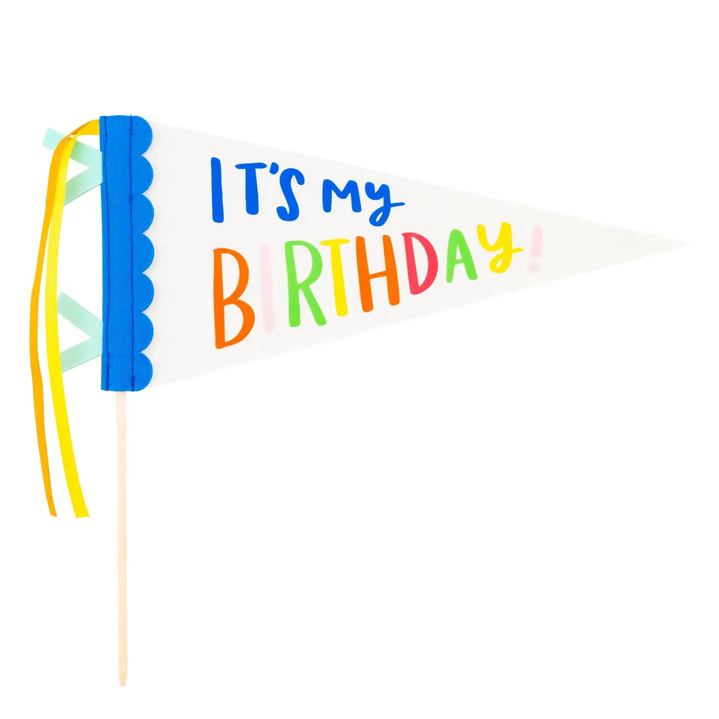Bright Birthday Felt Pennant Banner