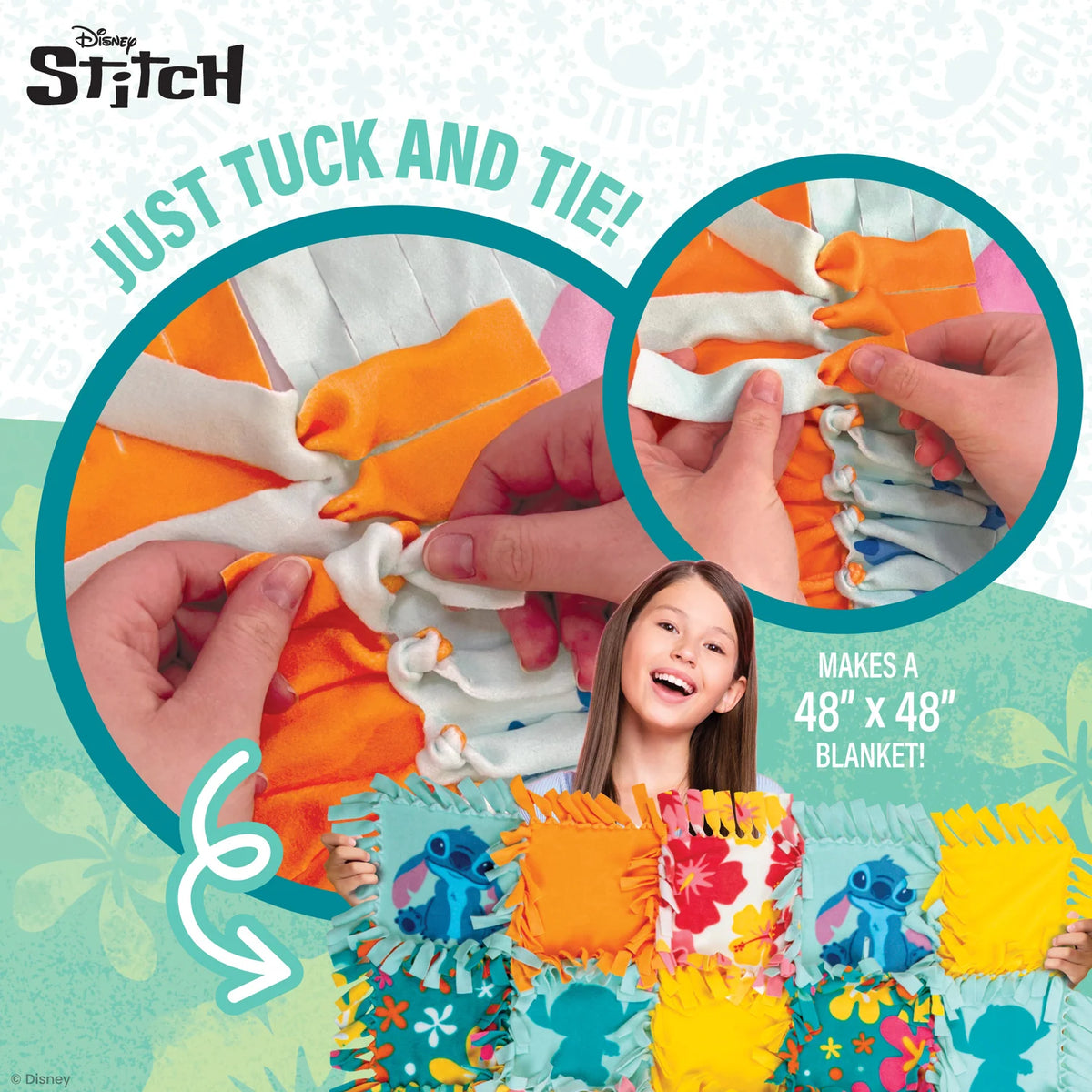Disney Stitch No-Sew Blanket Kit