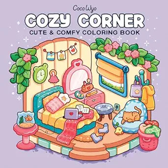 Cozy Corner: Coloring Book for Adults and Kids