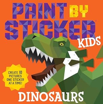 PAINT BY STICKER KIDS - DINOSAURS