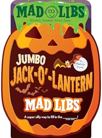 Jumbo Jack-O'-Lantern Mad Libs