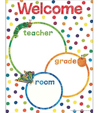 Eric Carle Welcome Chart