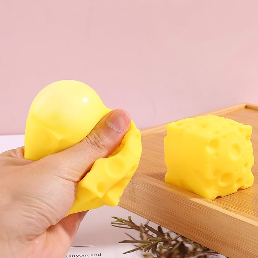 Small Cheese Stress Ball