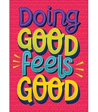 One World Doing Good Feels Good Poster