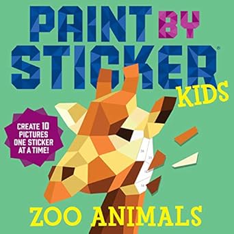 Paint by Sticker Kids - Zoo Animals