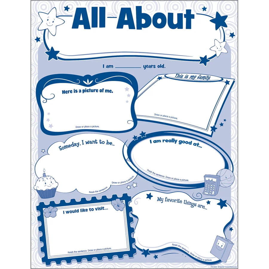 All About Me Poster Pack