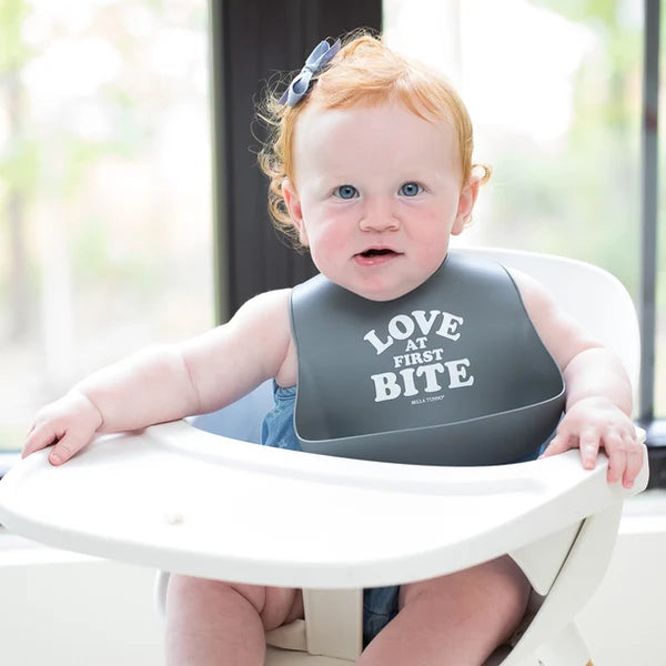 Love At First Bite Silicone Bib