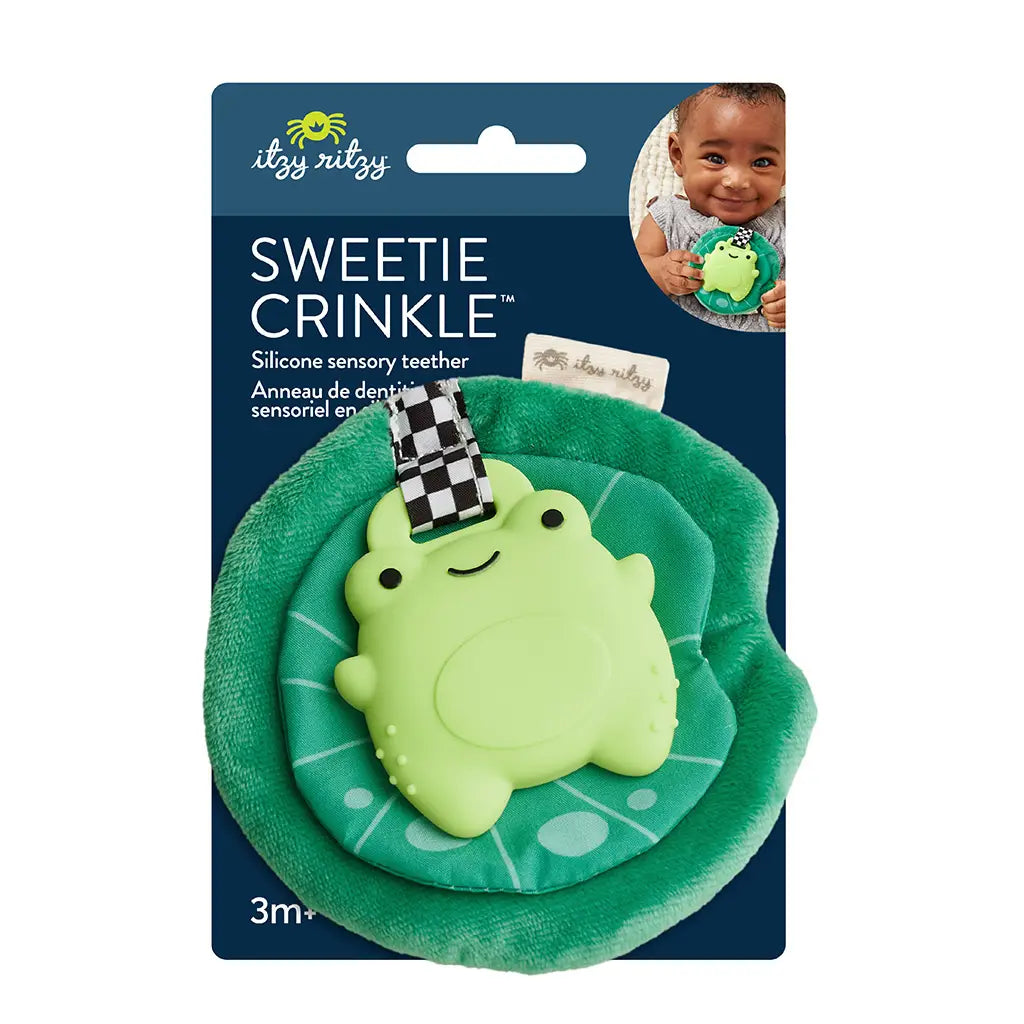 Itzy Ritzy Sweetie Crinkle Frog