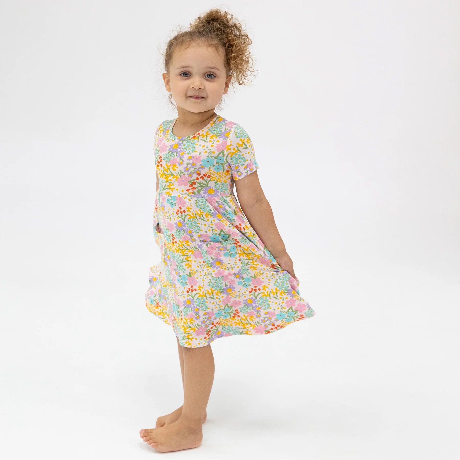 Angel Dear Amelia Floral Twirly Dress