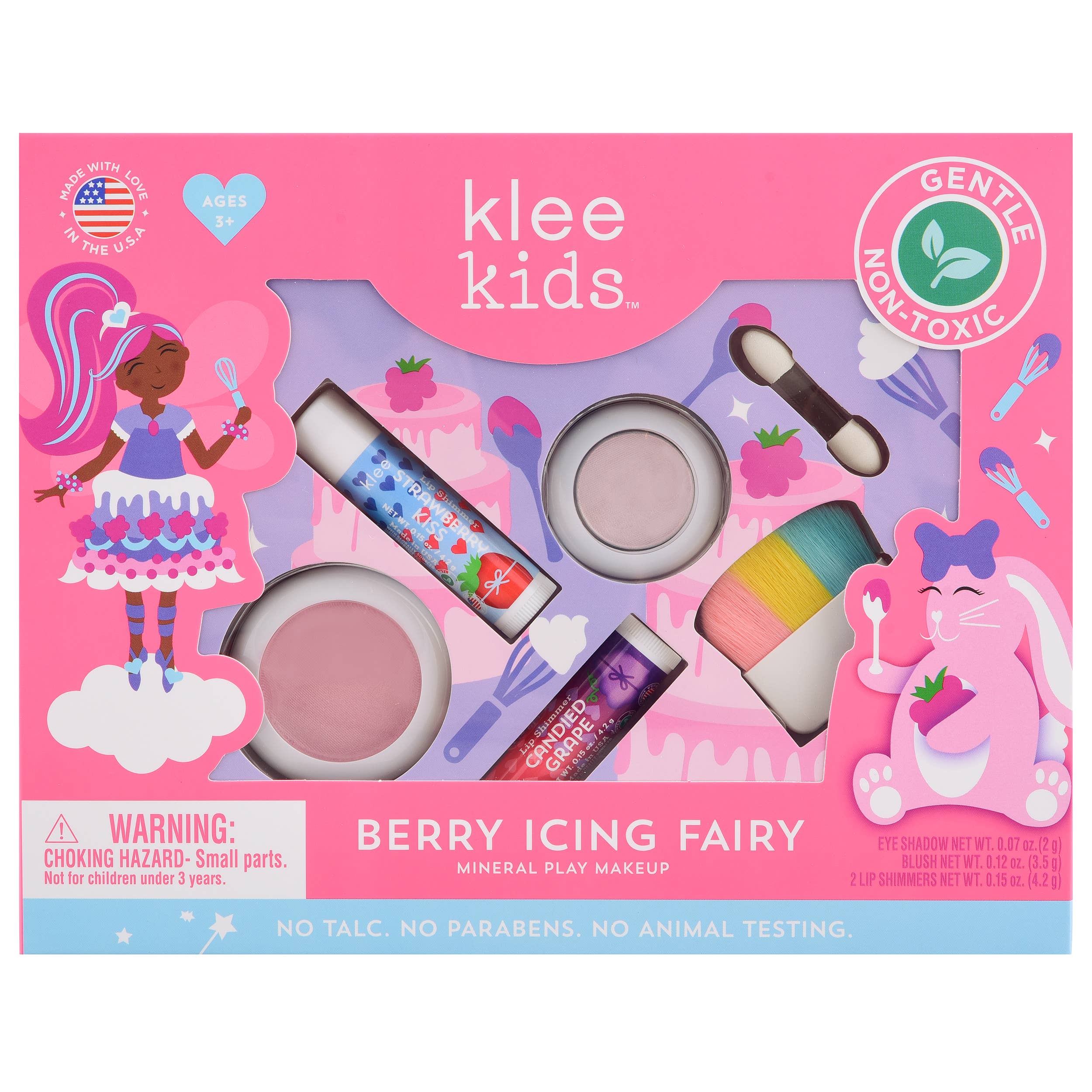 Klee Honey Glow Fairy Kids Play Makeup 4-PC Kit
