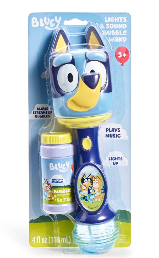 Bluey Lights & Sounds Bubble Wand