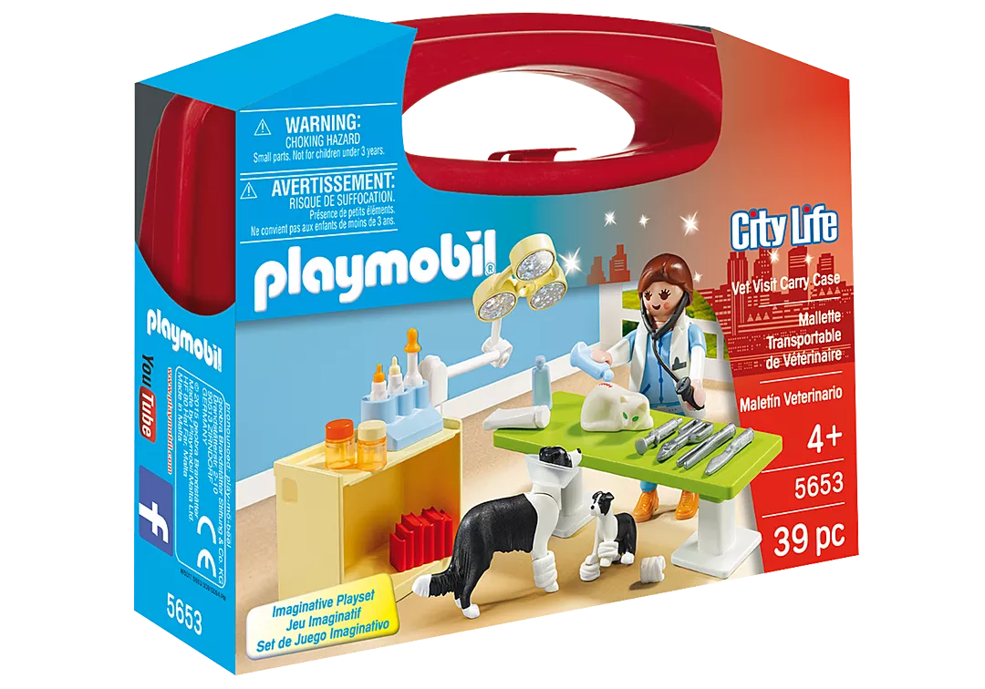 Playmobil Vet Visit Carry Case