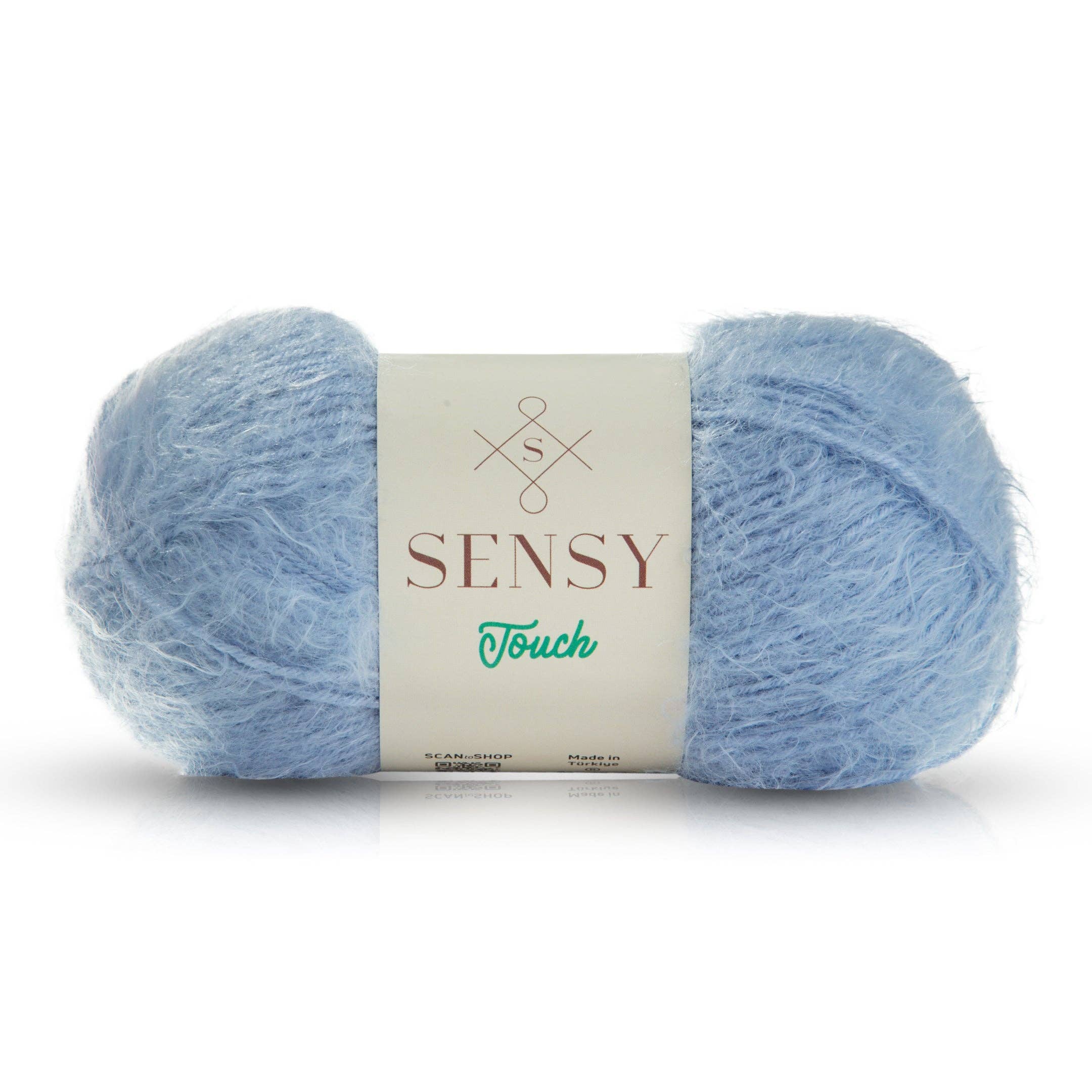 Sensy Touch Yarn, 3.5 oz, 268 Yards, Gauge 3 Light