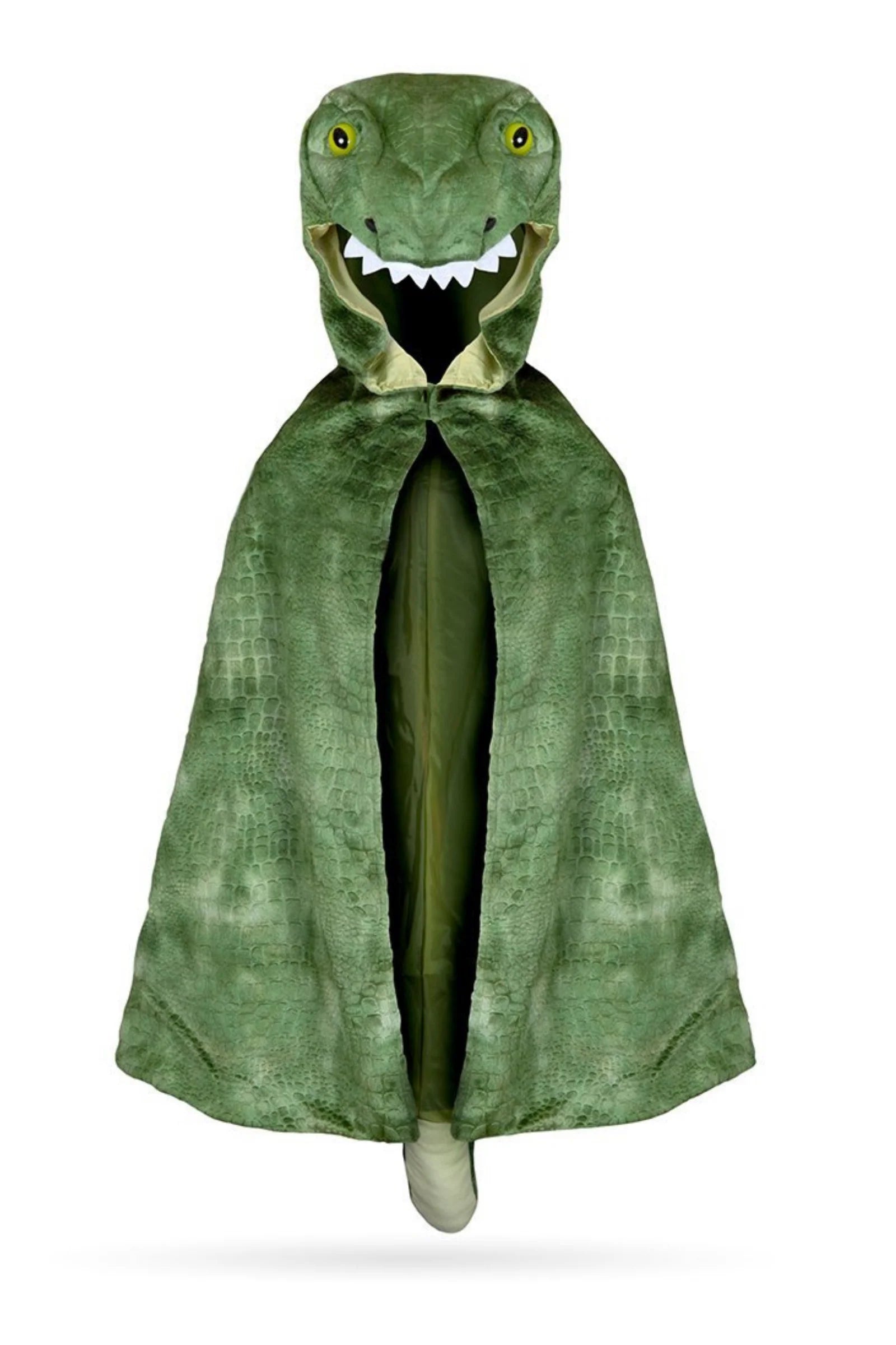 T-Rex Hooded Dinosaur Cape, Size 4/6