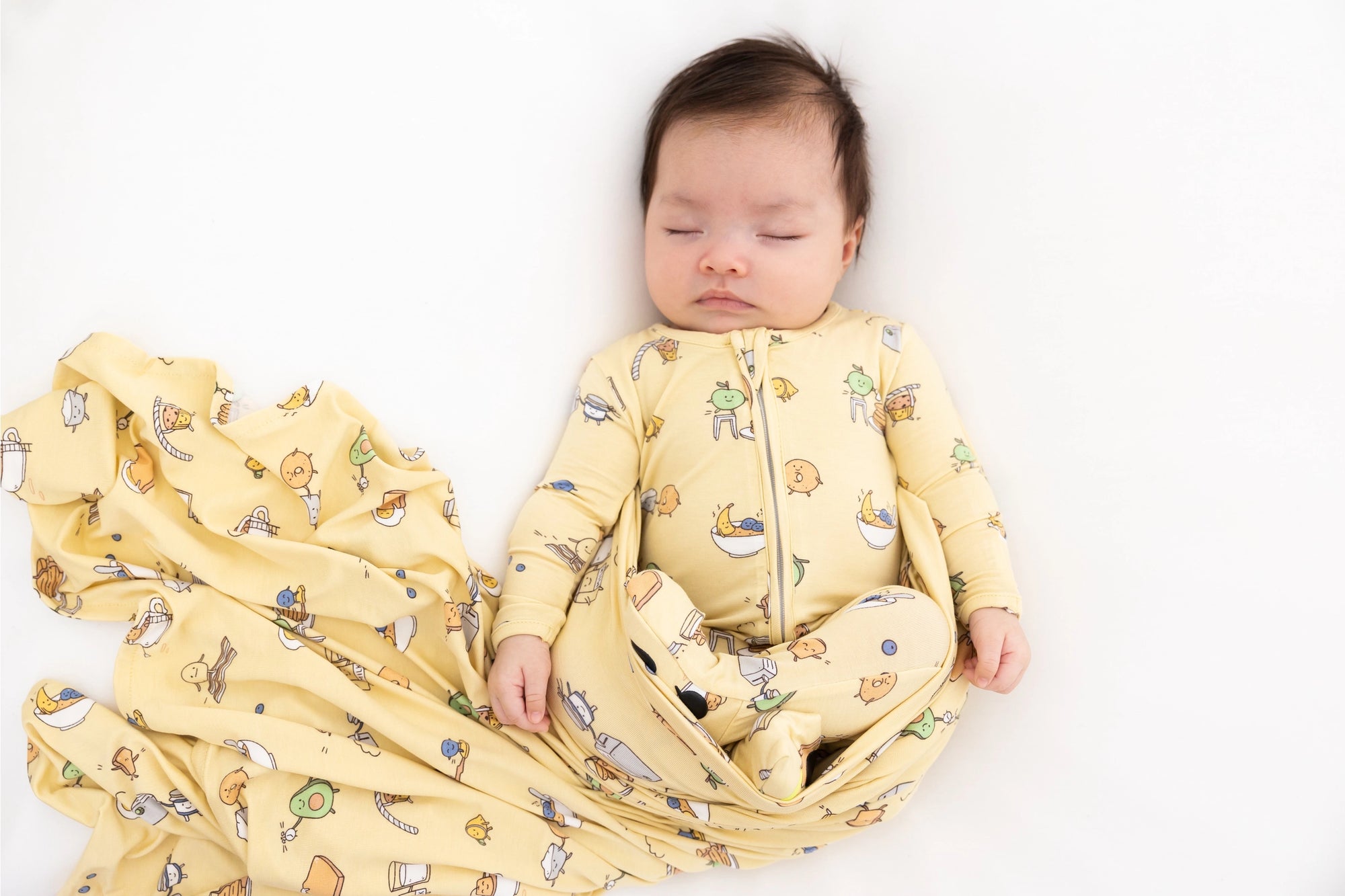 Love You Brunches Bamboo Convertible Footie