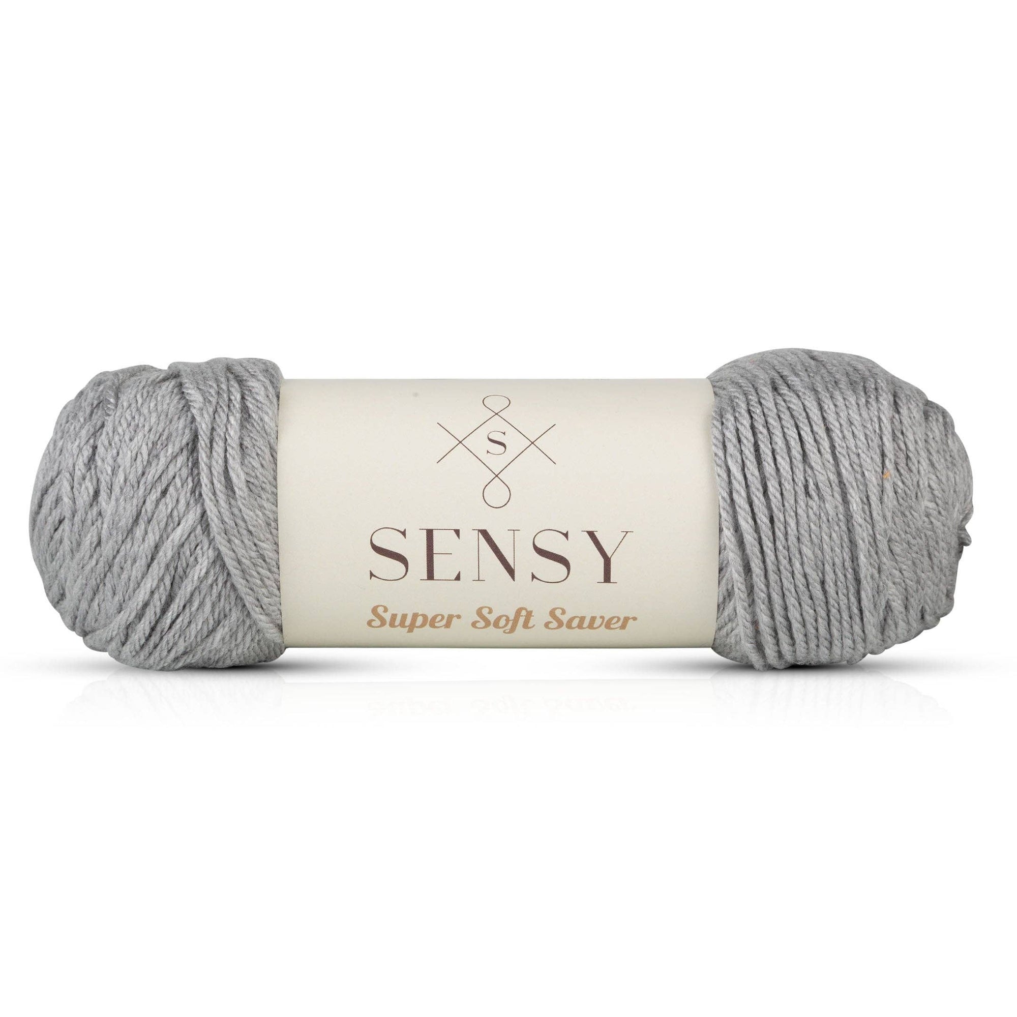 Sensy Super Soft Saver Yarn, 3.5 oz, 190 Yards, Gauge 4 Medium