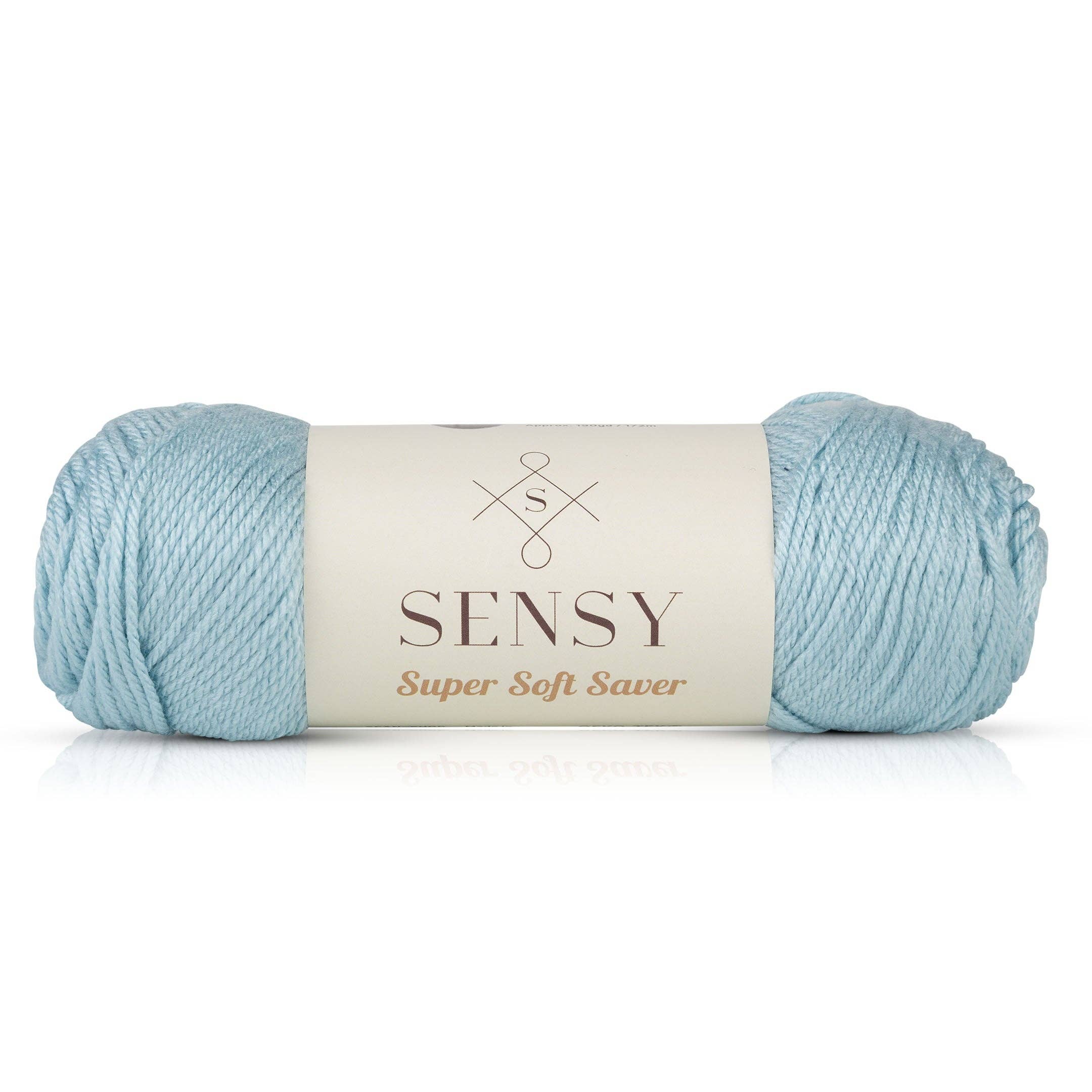 Sensy Super Soft Saver Yarn, 3.5 oz, 190 Yards, Gauge 4 Medium