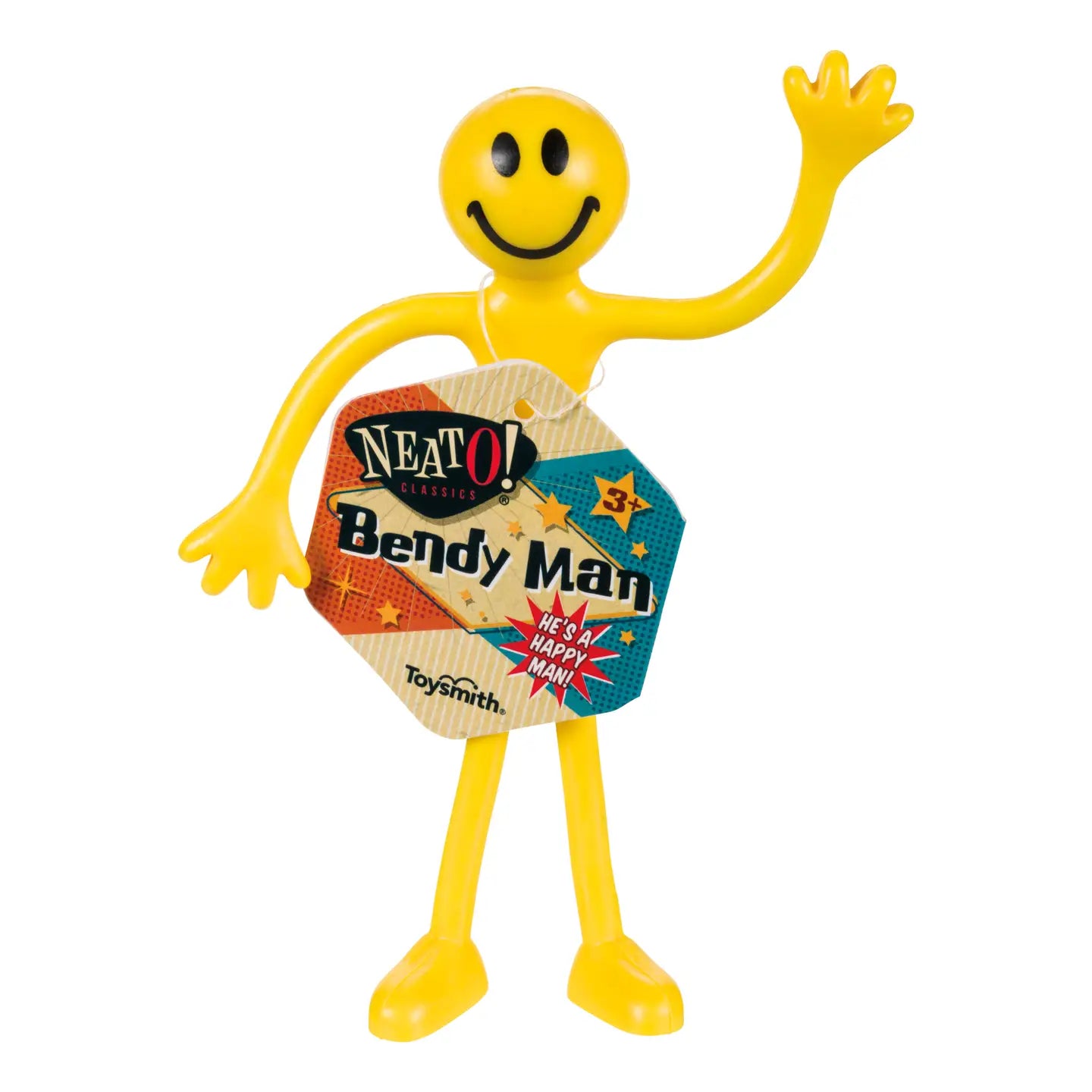 Neato! 5" Smiley Bendy Man