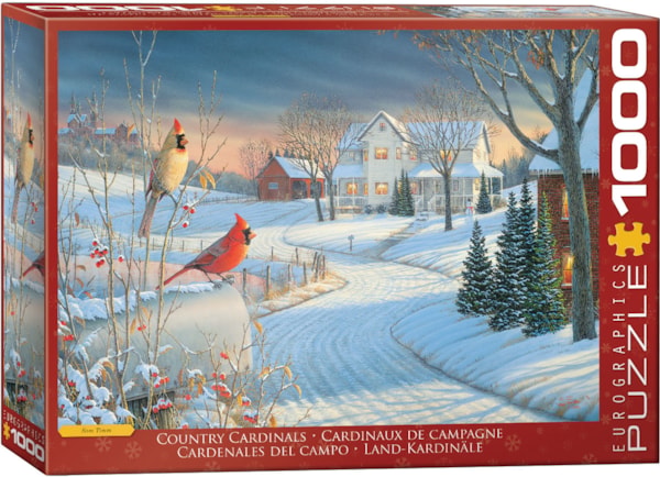 Eurographics Country Cardinals 1000 Piece Puzzle