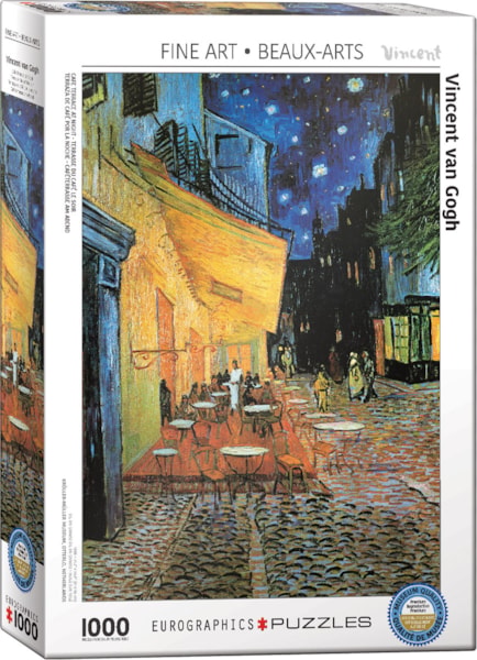 Eurographics Cafe Terrace at Night Van Gogh 1000 Piece Puzzle
