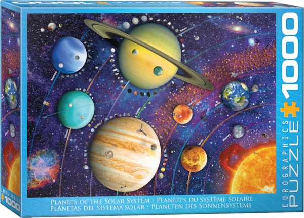 Eurographics Planets of the Solar System 1000 Piece Puzzle