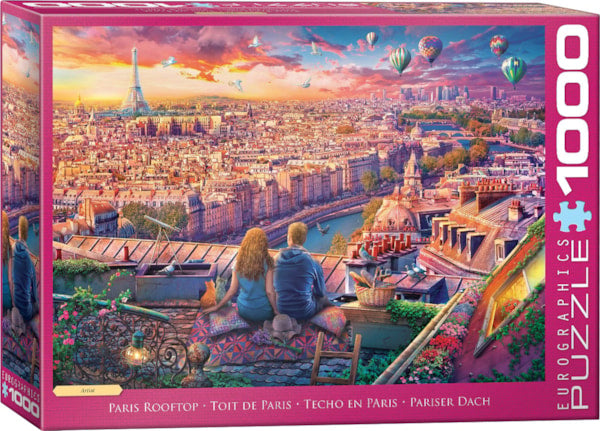 Eurographics Paris Rooftop 1000 Piece Puzzle