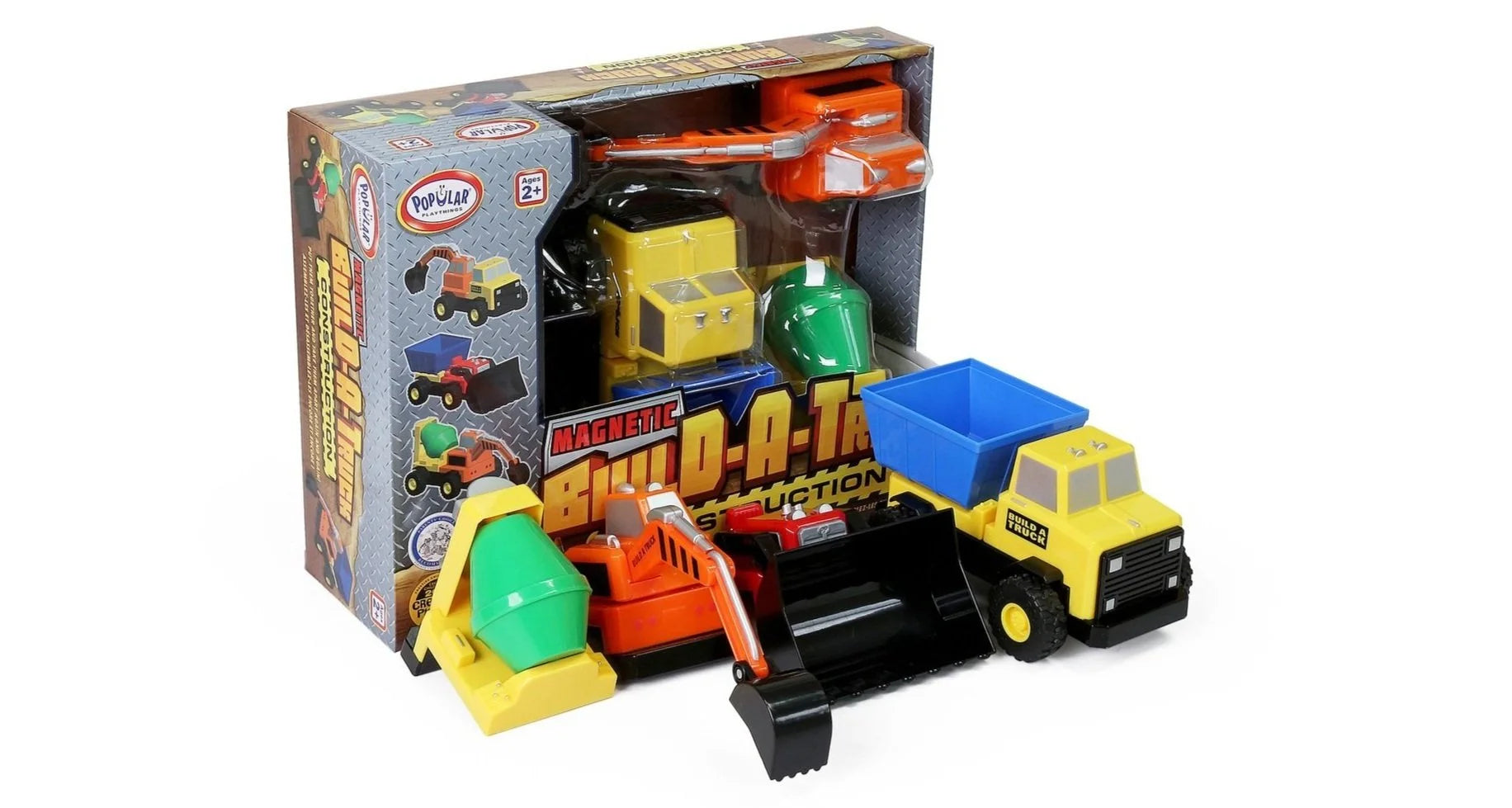 Magnetic Build-A-Truck - Construction Vehicles