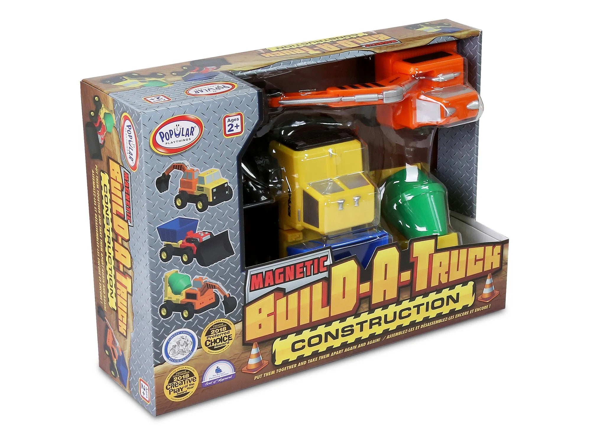 Magnetic Build-A-Truck - Construction Vehicles