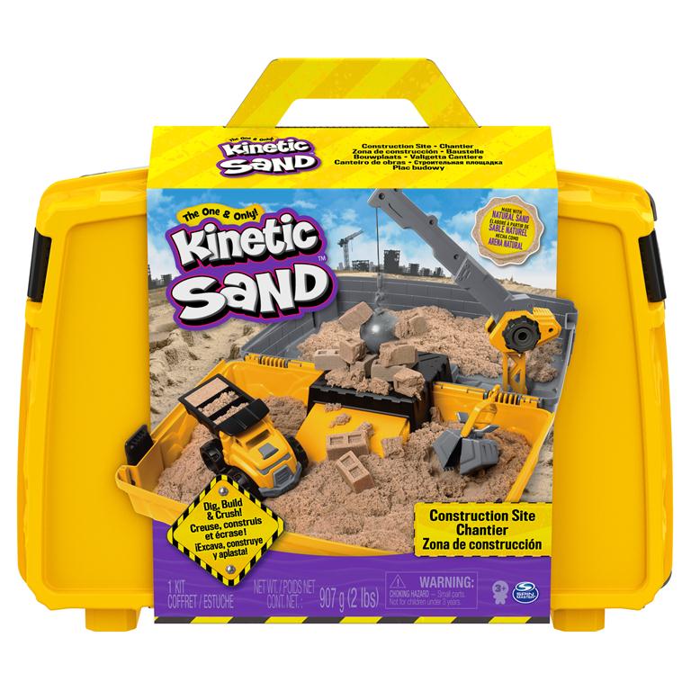 Kinetic Sand Construction Site Folding Sandbox