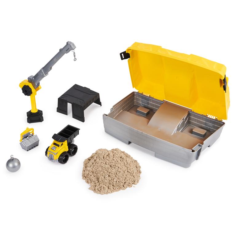 Kinetic Sand Construction Site Folding Sandbox
