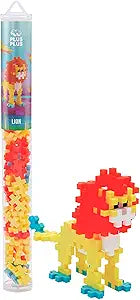 PLUS PLUS Mini Maker Tube Lion 70 Pieces