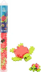 PLUS PLUS Mini Maker Tube Sea Turtle 70 Pieces