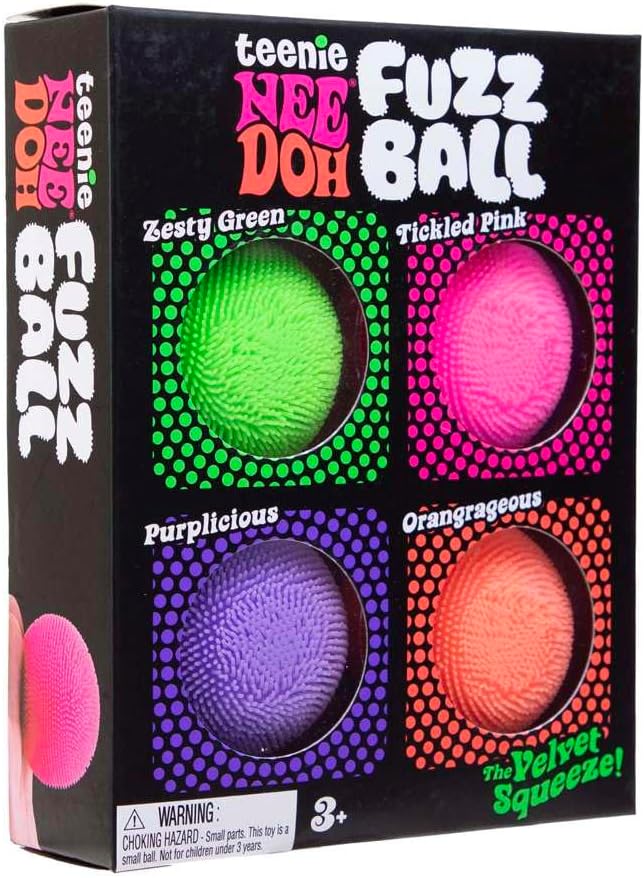 Teenie Needoh Fuzzball 4 Pack