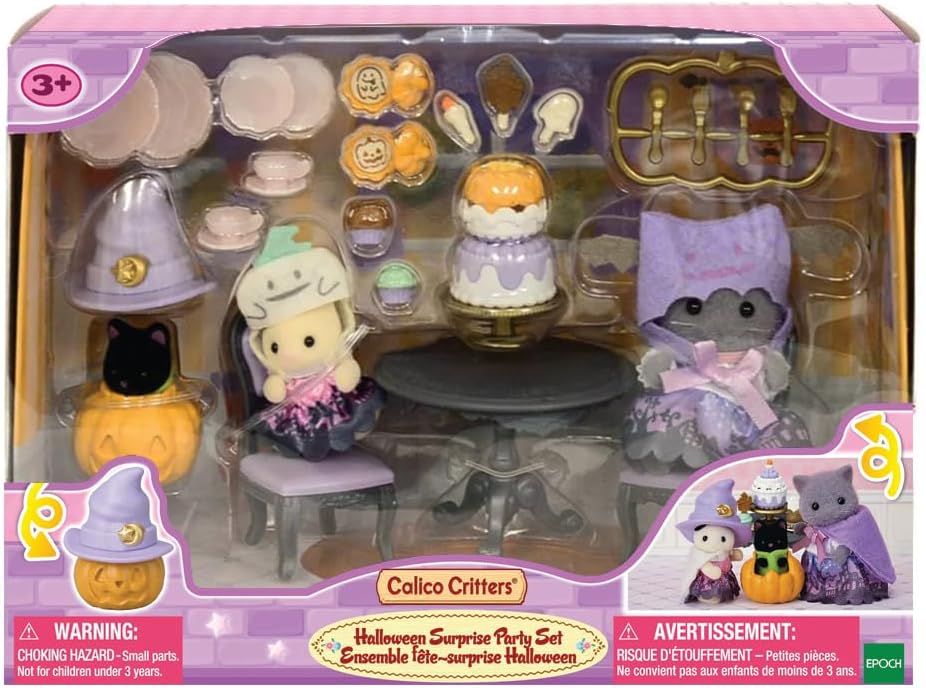 Calico Critters Halloween Surprise Party Set