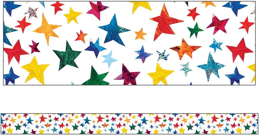 Eric Carle Sparkling Stars Straight Borders