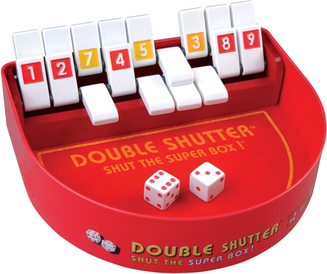 Double Shutter Shut The Box Dice Game
